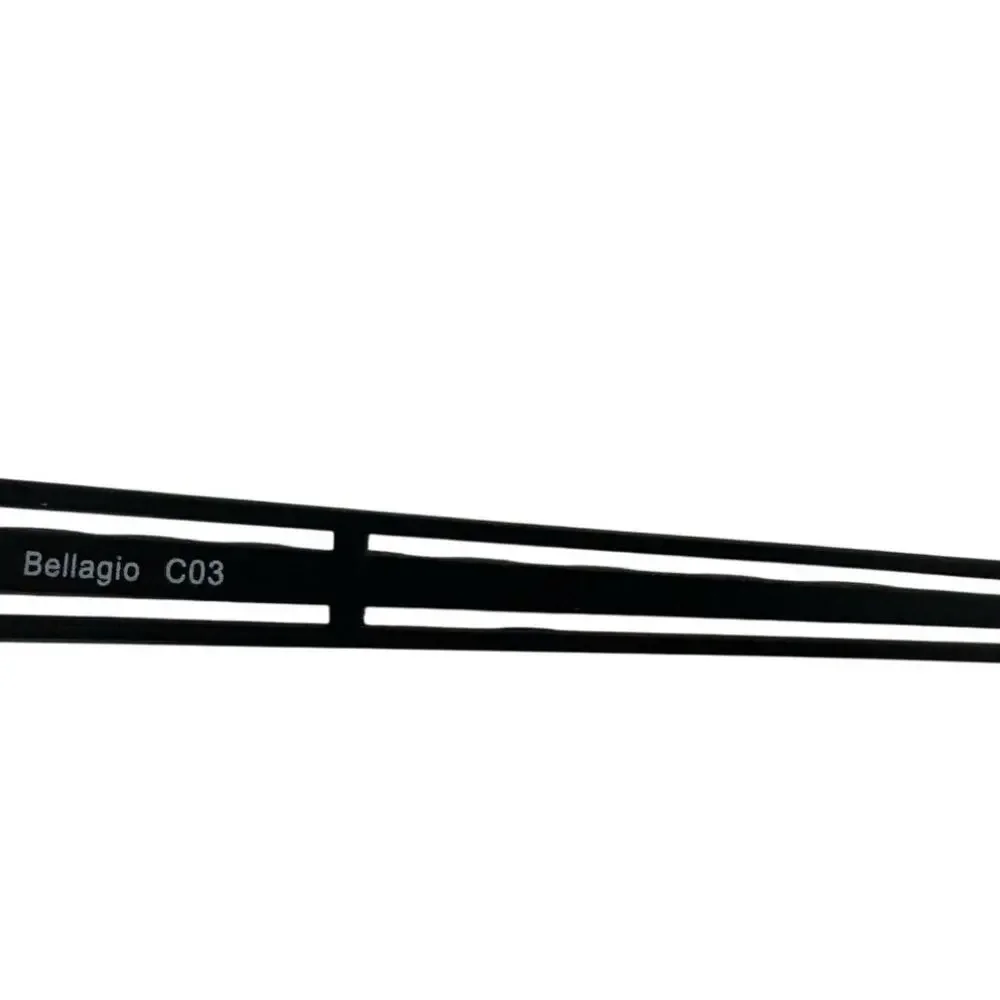 NEW Bellagio b647 Co3 Rimless Black and silver rectangle Y2k Eyeglasses